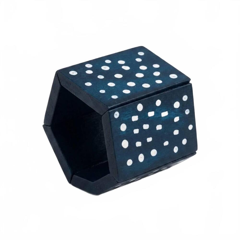 NEW SYLCA DESIGNS chunky bracelet in blue polka dot